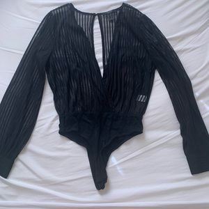 forever21 • sheer bodysuit (M)